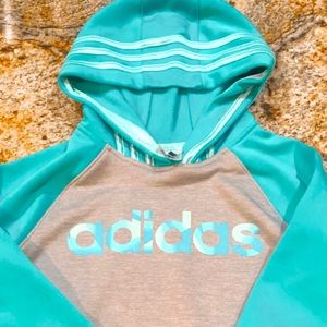 girls adidas hoodie sweatshirt